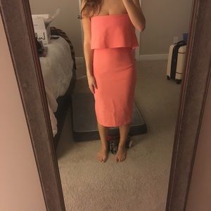 Coral likely dress